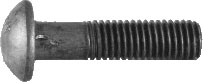 DIN 607 Болт с полукруглой головкой и усом, ГОСТ 7801, неполная метрическая резьба