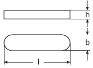 DIN 6885 Шпонка призматическая