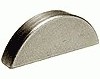 DIN 6888 Шпонка сегментная полукруглая стальная, ГОСТ 24071-80, ISO 3912