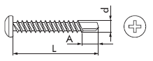 DIN 7504 М (N) саморез шуруп винт (JP81) сверлоконечный самонарезающий