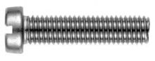 DIN 84 Винт с цилиндрической головкой, прямой шлиц, ГОСТ 1491-80, ISO 1207